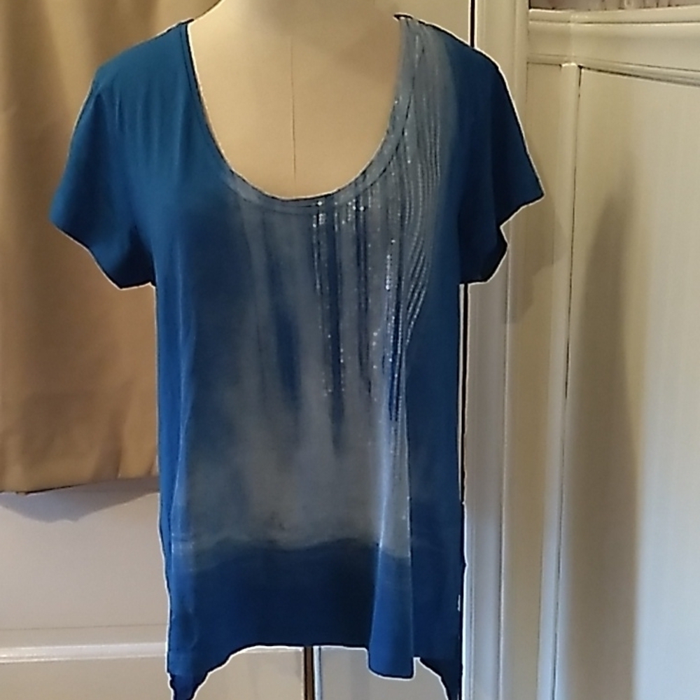 Calvin Klein large sequins blouse shirt 👕